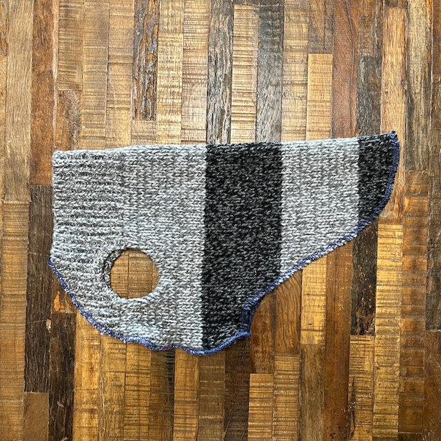 Beautiful Handmade Dog Sweater - Wool Dog Coat - FITS 6-10 Pounds - REPURPOSED - Upcycled - Canine Cardigans