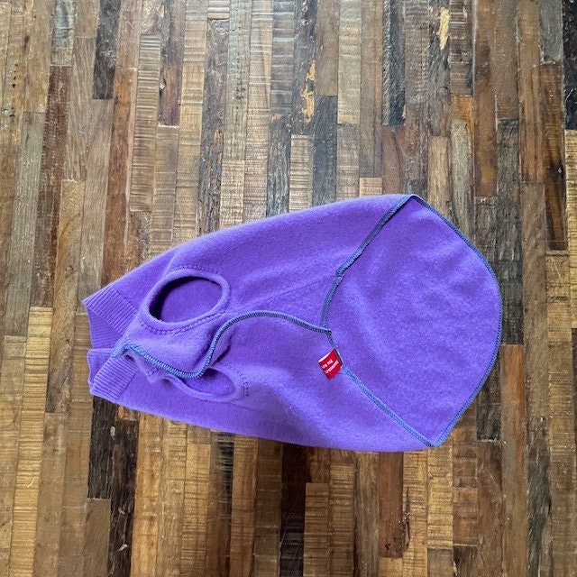 Warm Handmade Dog Sweater, Canine Cardigans, FITS 15-25 Pounds Repurposed Dog Clothes