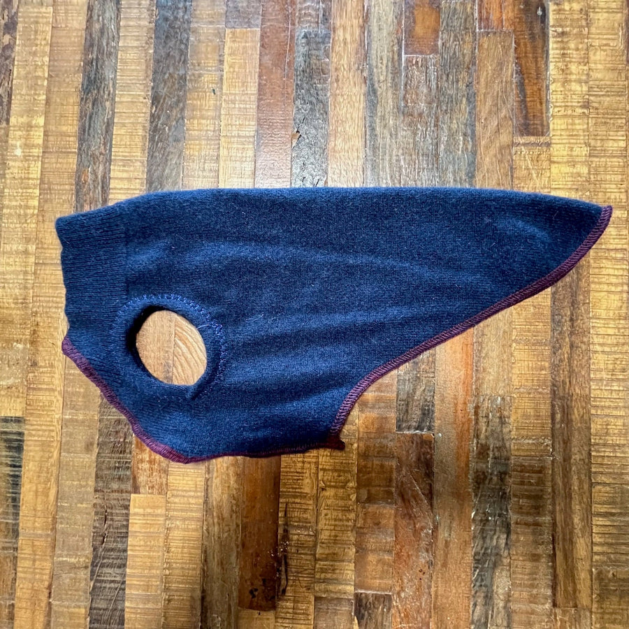 FITS 4 - 6 Pounds LONG - Hand Made from Repurposed Sweater Dog Shirt - Little Dog Sweater - Canine Cardigans