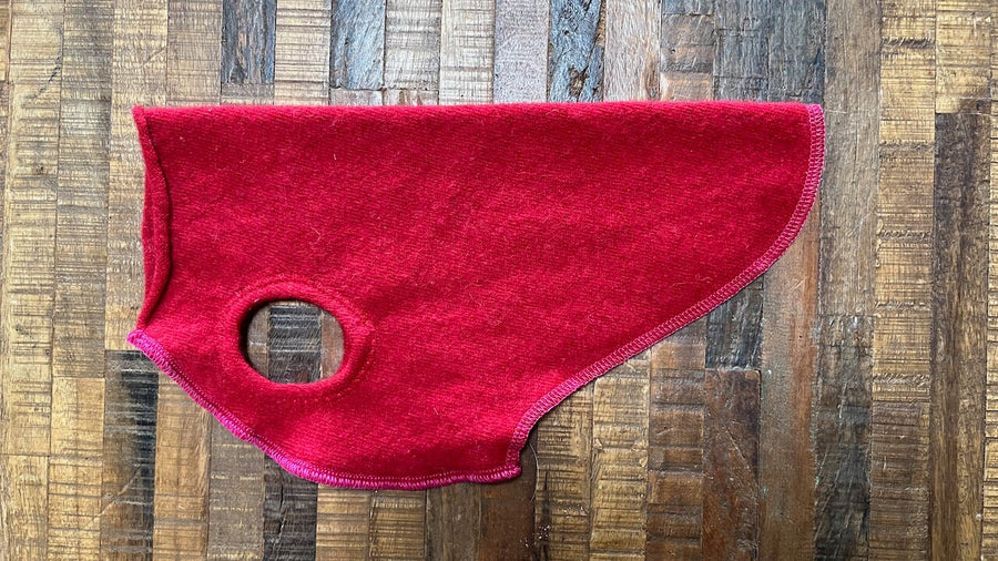 FITS 4 - 6 Pounds - Handmade Dog Sweater - Repurposed Dog Clothes - Upcycled Petwear - Canine Cardigans