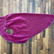 Purple Hand Made Dog Sweater - Warm Dog Coat - Canine Cardigans -  FITS 25-40 Pounds - Repuposed - Upcycled