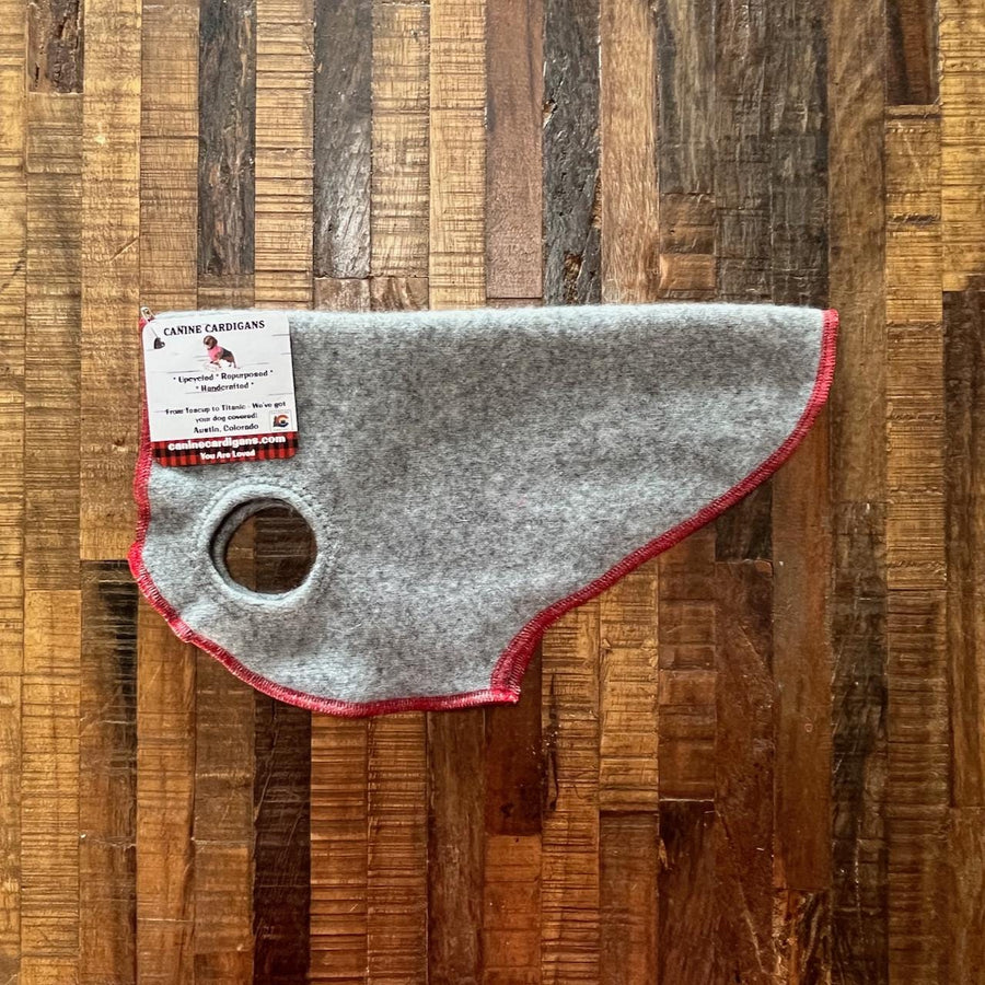 Handmade Dog Sweater FITS 4-6 Pounds - REPURPOSED Dog Sweater - Small Dog Clothes -Canine Cardigans