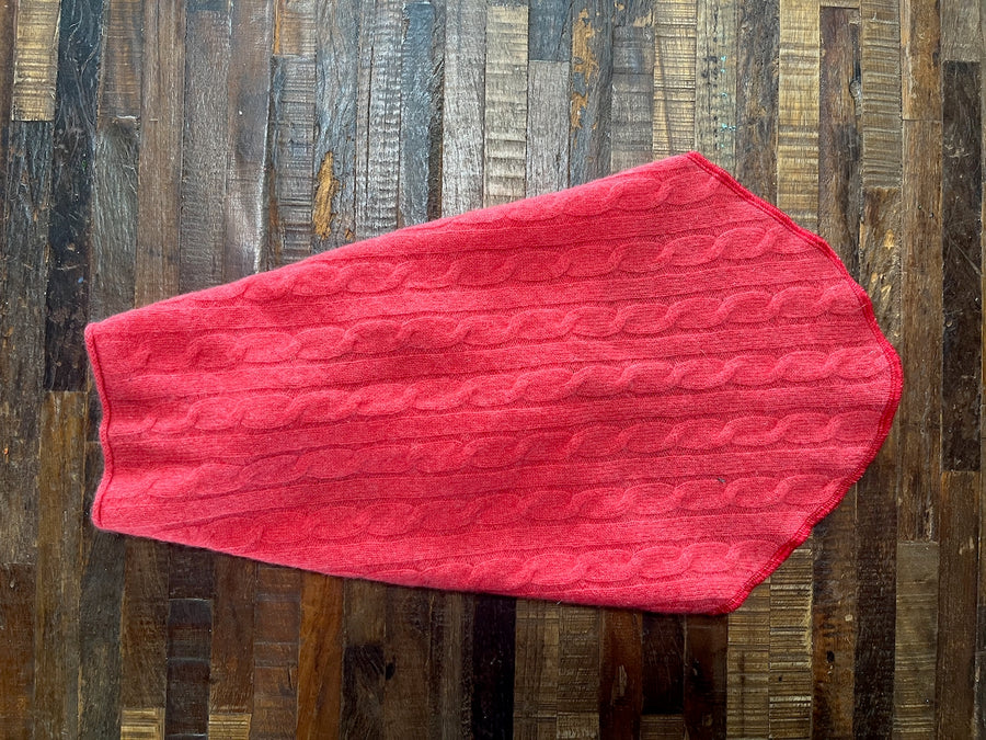 Cashmere Dog Sweater , Upcycled Dog Clothes, FITS 25 - 40 Pound Dog, Canine Cardigans