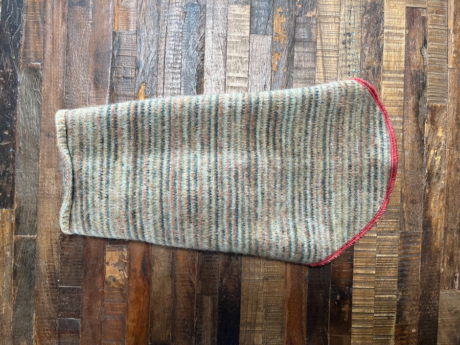 Beautiful Handmade Dog Sweater - Wool Dog Coat - FITS 8-13 Pounds - REPURPOSED - Upcycled - Canine Cardigans