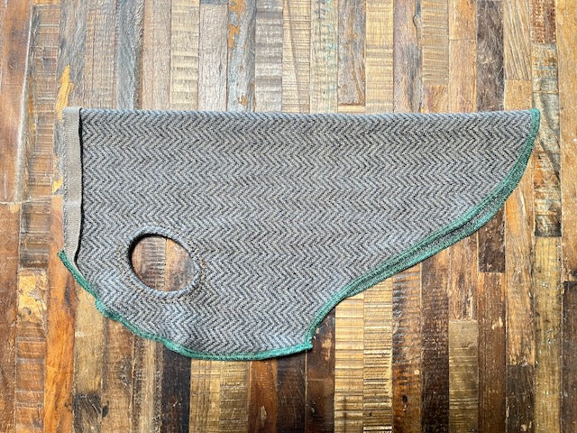 Merino Wool Dog Sweater, Fancy Dog Coat, Dog Jacket, FITS 8-13 Pounds LONG - Repurposed Petwear - Canine Cardigans