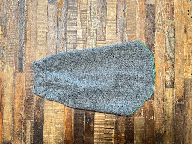9Hand Made Repurposed Dog Shirt Sweater - Small Dog Clothes - FITS 4-6 Pounds - Canine Cardigans