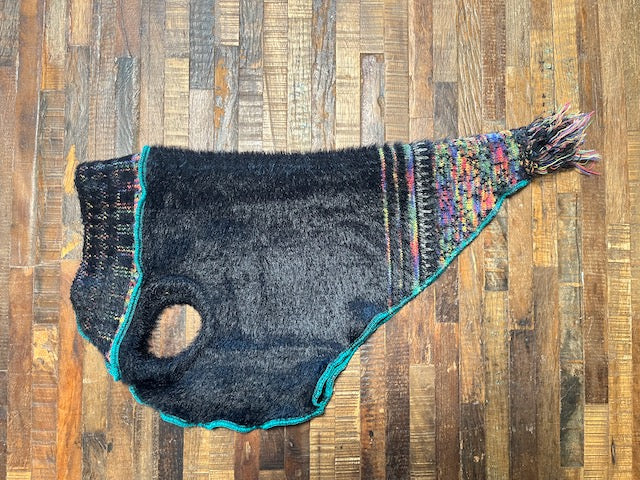 Canine Cardigans Dog Sweater - Dog Coat - FITS 25-40 Pounds - REPURPOSED - Upcycled - Canine Cardigans