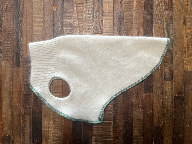 Beautiful Handmade Dog Sweater - Dog Coat - FITS 6 - 10 Pounds - REPURPOSED - Upcycled - Canine Cardigans
