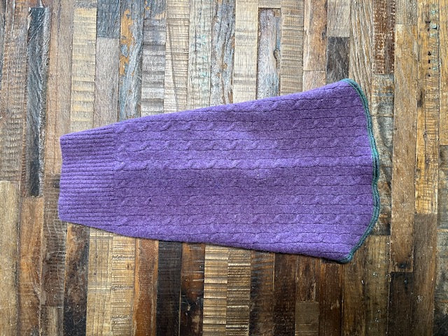 Beautiful Handmade Dog Sweater - Dog Coat - FITS 6 - 10 Pounds - REPURPOSED - Upcycled - Canine Cardigans