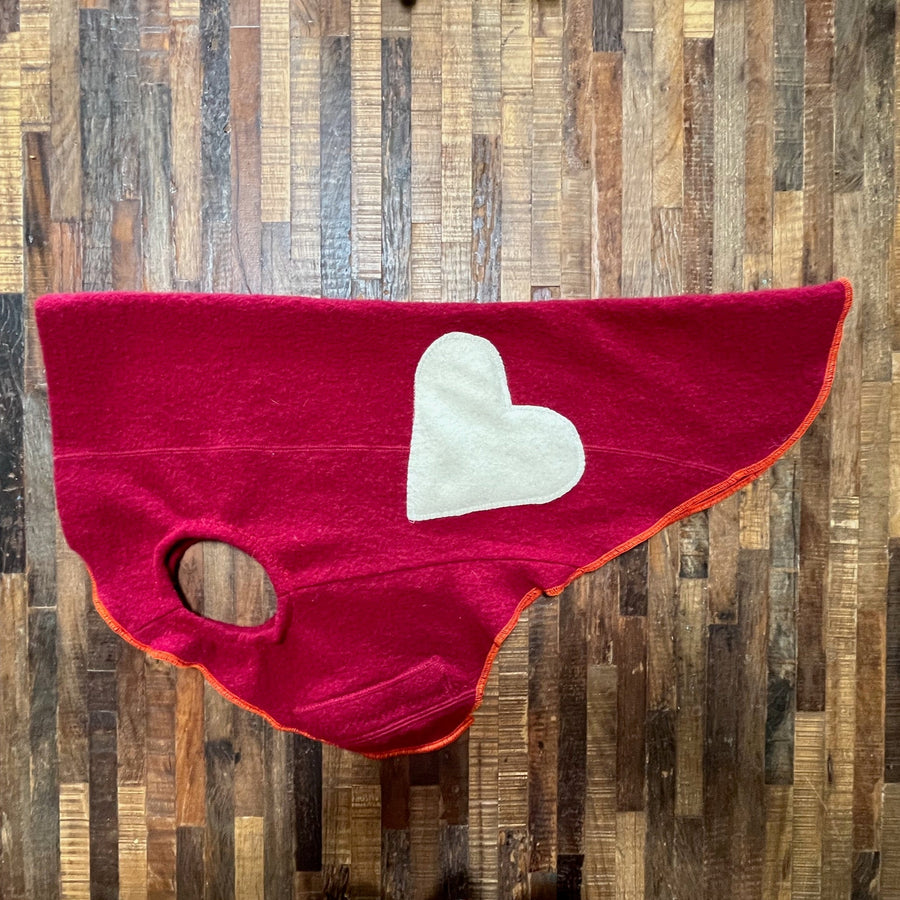FITS 50 - 60 Pound Dog Warm Big Dog Sweater - Repurposed Cashmere Dog Coat - Canine Cardigans - Upcycled - Sustainable