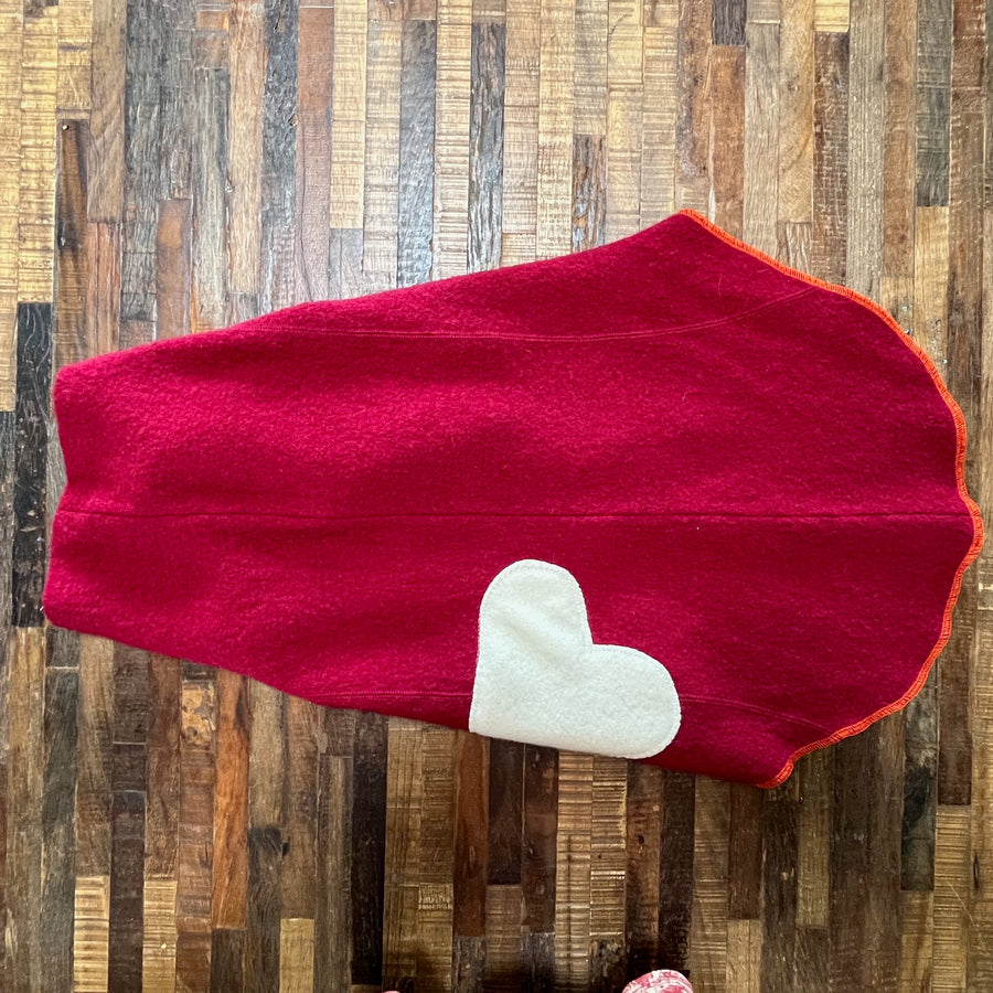 FITS 50 - 60 Pound Dog Warm Big Dog Sweater - Repurposed Cashmere Dog Coat - Canine Cardigans - Upcycled - Sustainable
