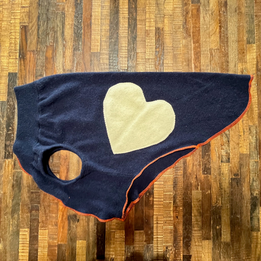 FITS 50 - 60 Pound Dog Warm Big Dog Sweater - Repurposed Cashmere Dog Coat - Canine Cardigans - Upcycled - Sustainable