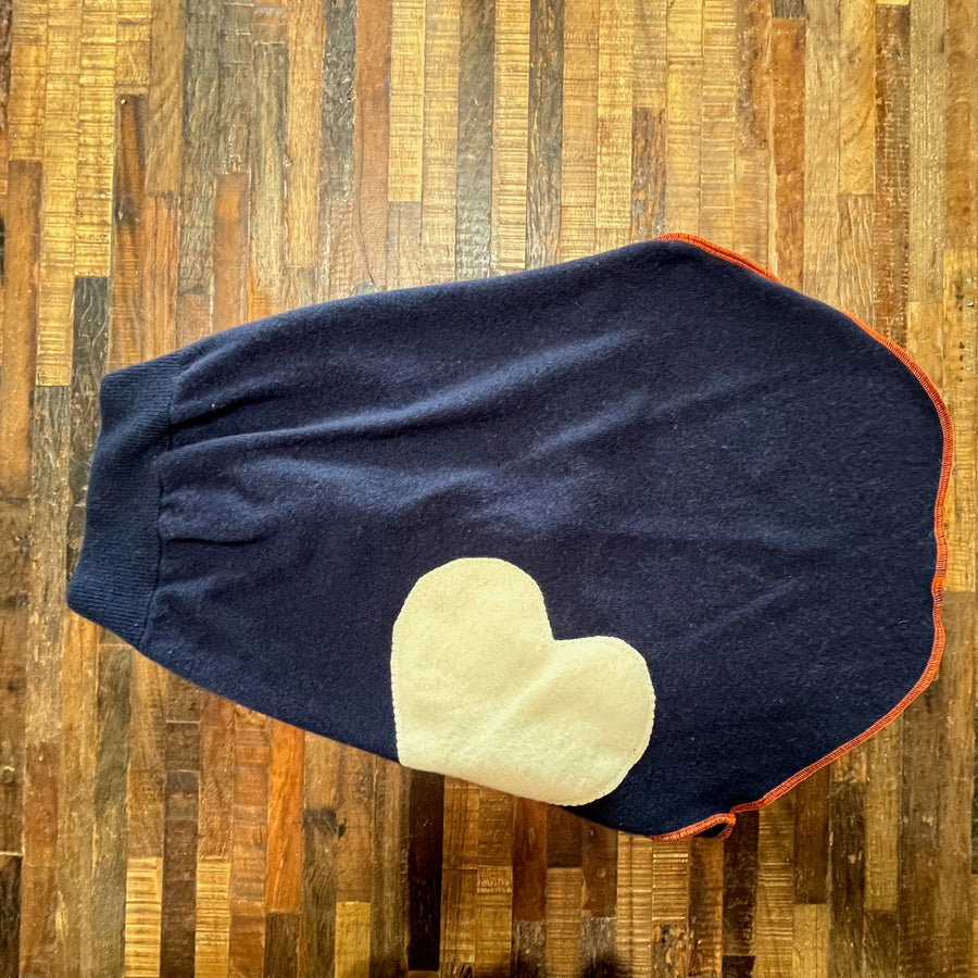FITS 50 - 60 Pound Dog Warm Big Dog Sweater - Repurposed Cashmere Dog Coat - Canine Cardigans - Upcycled - Sustainable