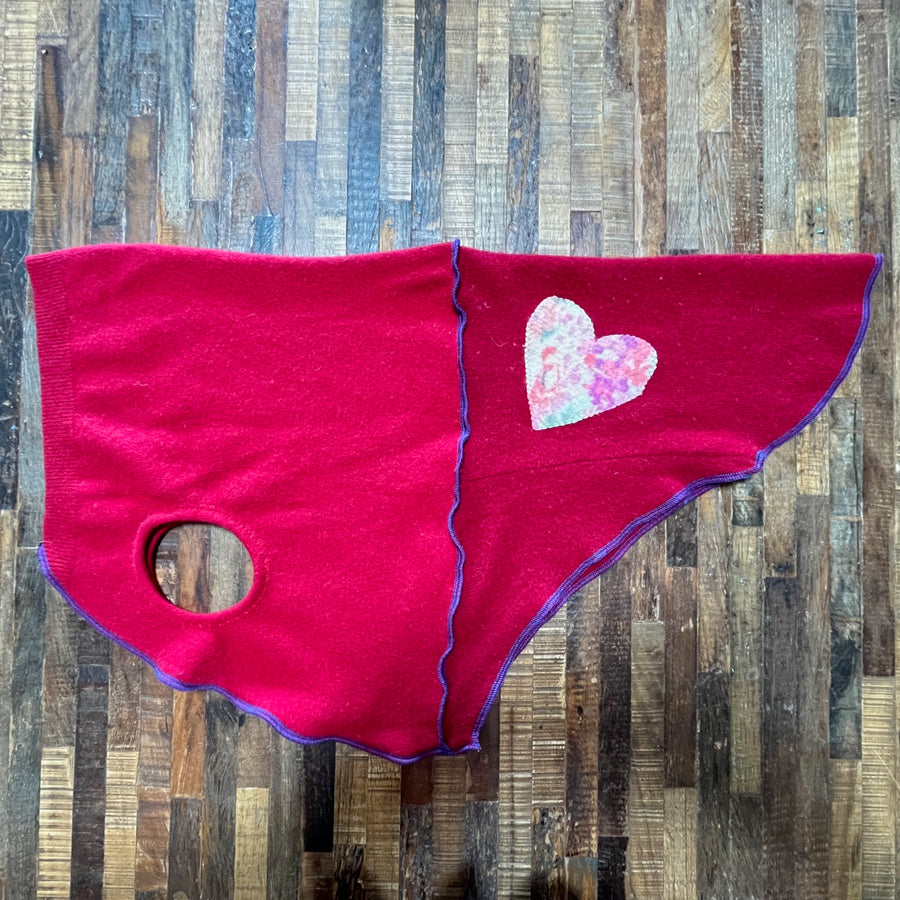 FITS 50 - 60 Pound Dog Warm Big Dog Sweater - Repurposed Cashmere Dog Coat - Canine Cardigans - Upcycled - Sustainable