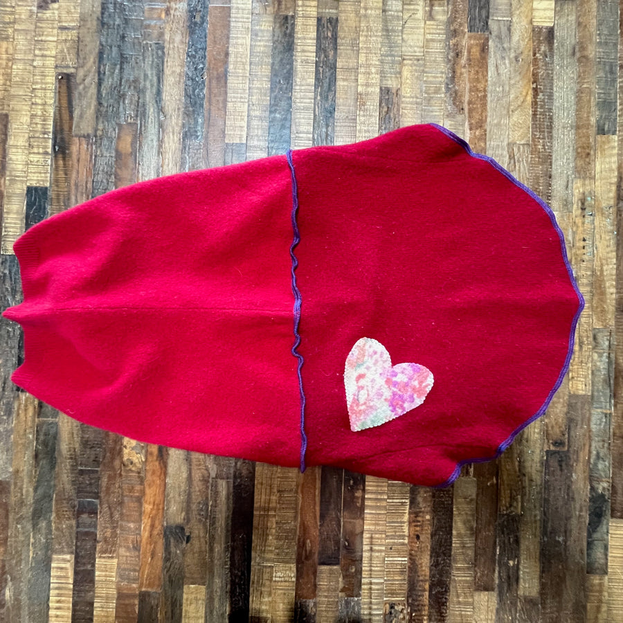 FITS 50 - 60 Pound Dog Warm Big Dog Sweater - Repurposed Cashmere Dog Coat - Canine Cardigans - Upcycled - Sustainable