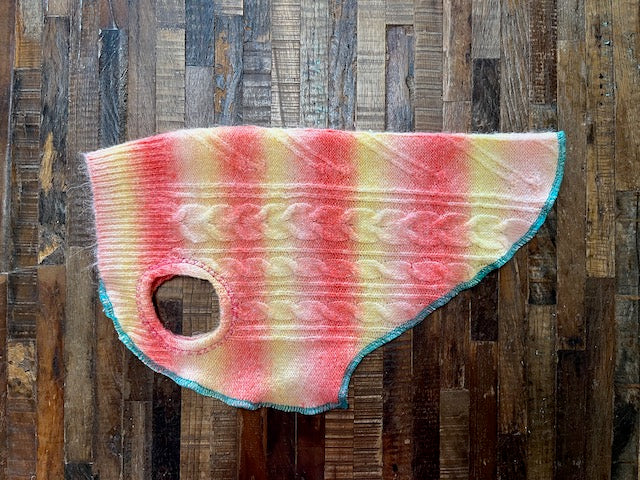 Hand Made Dog Sweater - Fits 15 - 25 Pounds - Dog Clothes - Small Dog Jumper - Canine Cardigans