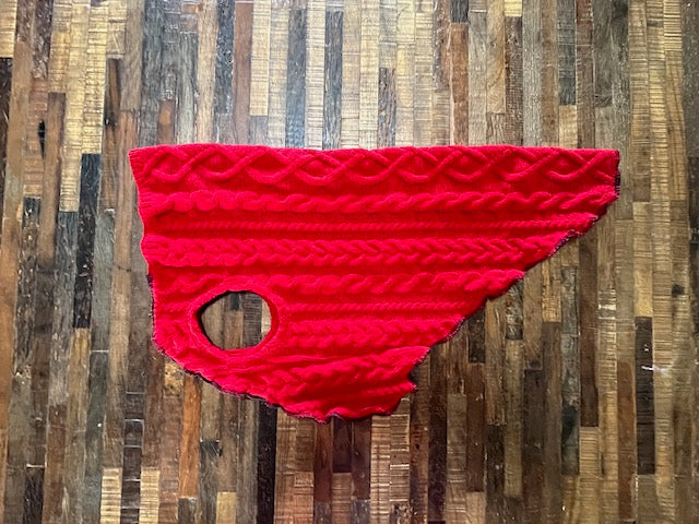 FITS 50 - 60 Pound Dog Warm Big Dog Sweater - Repurposed Dog Coat - Canine Cardigans - Upcycled - Sustainable