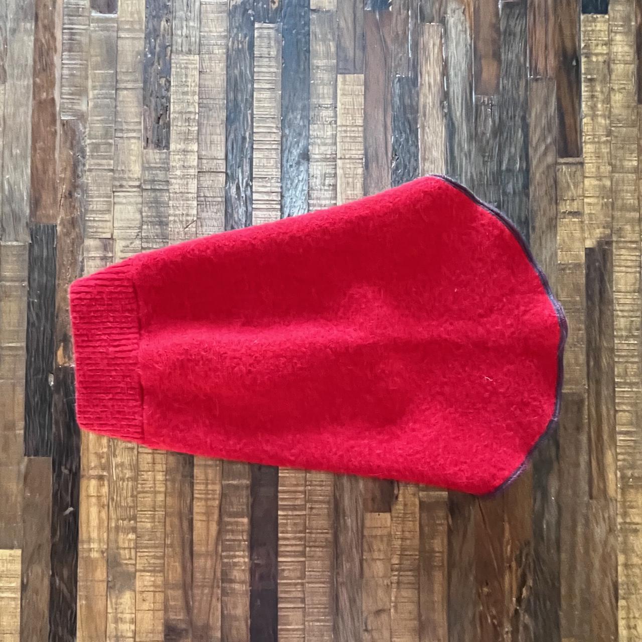 Warm Handmade Wool Dog Sweater, Canine Cardigans, FITS 15-25 Pounds Repurposed Dog Clothes