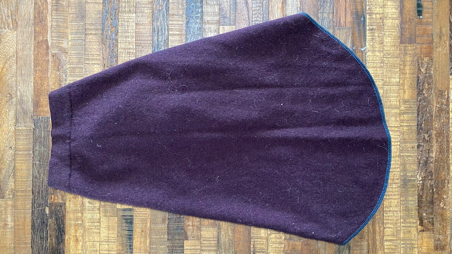 Soft Wool Dog Sweater - Warm Dog Coat - Canine Cardigans - FITS 25-40 Pounds - Repuposed - Upcycled
