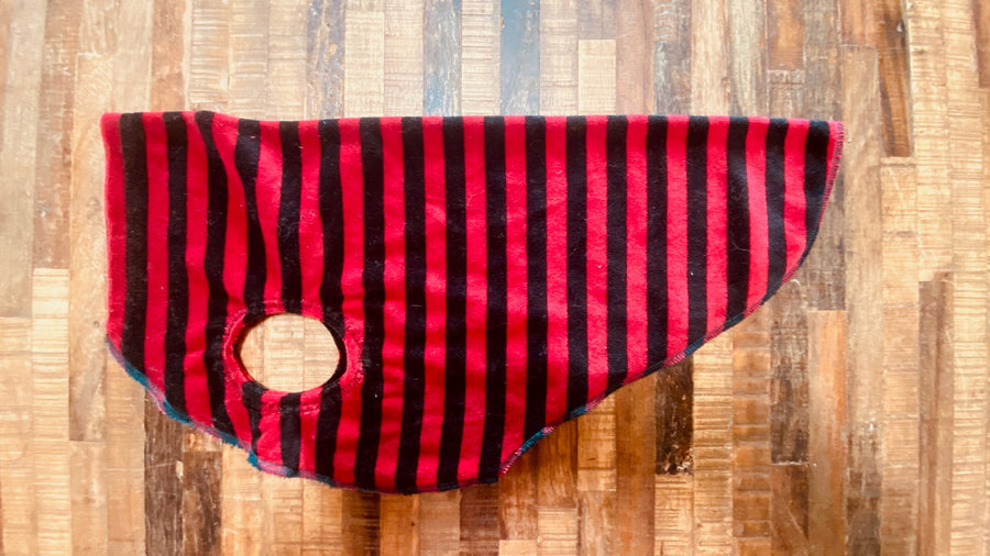 Black and Red Dog Sweater - Jumper for Dog Friend - Dog Shirt - FITS 12-18 Pounds Long - Canine Cardigans