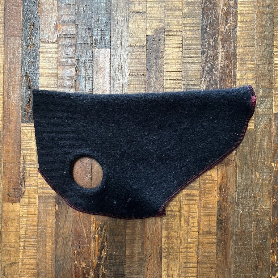 Hand Made Repurposed Dog Shirt Sweater - Small Dog Clothes - FITS 4-6 Pounds - Canine Cardigans