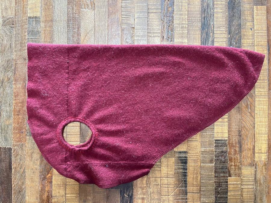 Upcycled Dog Sweater, Handmade Dog Shirt, Canine Cardigans, FITS 15-25 Pounds, Repurposed Dog Clothes