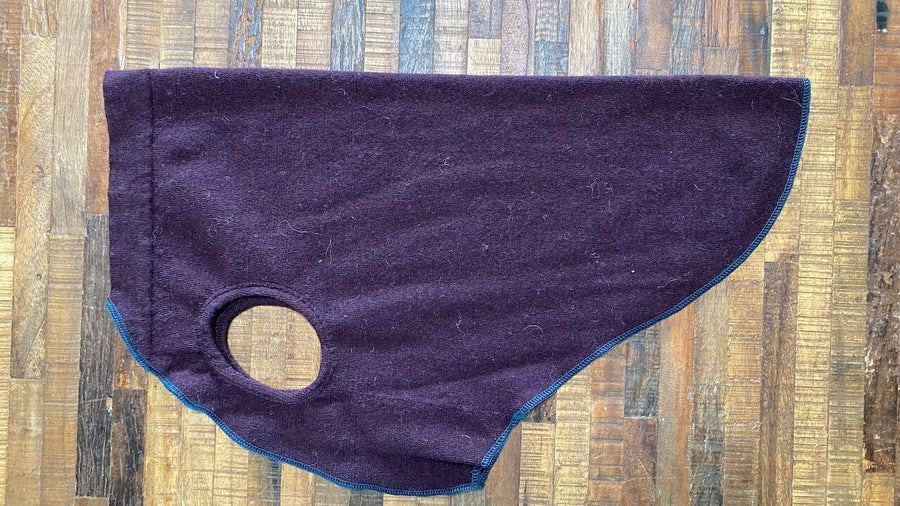 Soft Wool Dog Sweater - Warm Dog Coat - Canine Cardigans - FITS 25-40 Pounds - Repuposed - Upcycled
