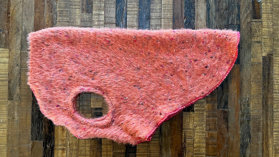 Handmade Dog Sweater - Warm Dog Coat - Canine Cardigans - FITS 15 - 25 Pounds - Repuposed - Upcycled