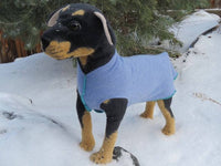 Repurposed Red Cashmere Dog Sweater - Dog Coat - FITS 4-6 Pounds LONG - Canine Cardigans