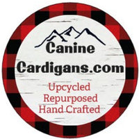 Black and Red Dog Sweater - Jumper for Dog Friend - Dog Shirt - FITS 12-18 Pounds Long -   Canine Cardigans