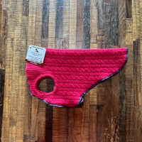 Genuine Handmade Dog Sweater - Repurposed Fancy Dog Coat - FITS 6-10 Pounds LONG - Canine Cardigans