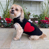 Warm Handmade Wool Dog Sweater, Canine Cardigans, FITS 15-25 Pounds Repurposed Dog Clothes