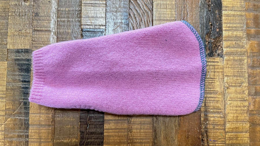 Tiny Purple Cashmere Dog Shirt - Little Dog Sweater - Fits 1 pound or LESS -  Canine Cardigans