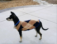 Tiny Dog Shirt - Little Dog Sweater - Fits 1 pound or LESS -  Canine Cardigans