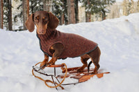 Warm Handmade Wool Dog Sweater, Canine Cardigans, FITS 15-25 Pounds Repurposed Dog Clothes