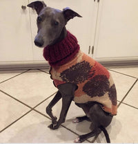 Hand Made Cashmere Flouncy Dog Shirt - Little Dog Sweater - FITS 4-6 Pounds - Canine Cardigans