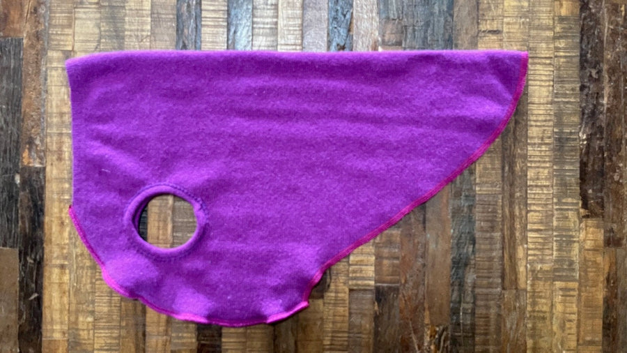 Warm Handmade Dog Sweater, Canine Cardigans, FITS 15 - 25 Pounds Repurposed Dog Clothes