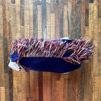 Warm Handmade Fringy Wool Dog Sweater, Canine Cardigans, FITS 12-18 Pounds Repurposed Dog Clothes