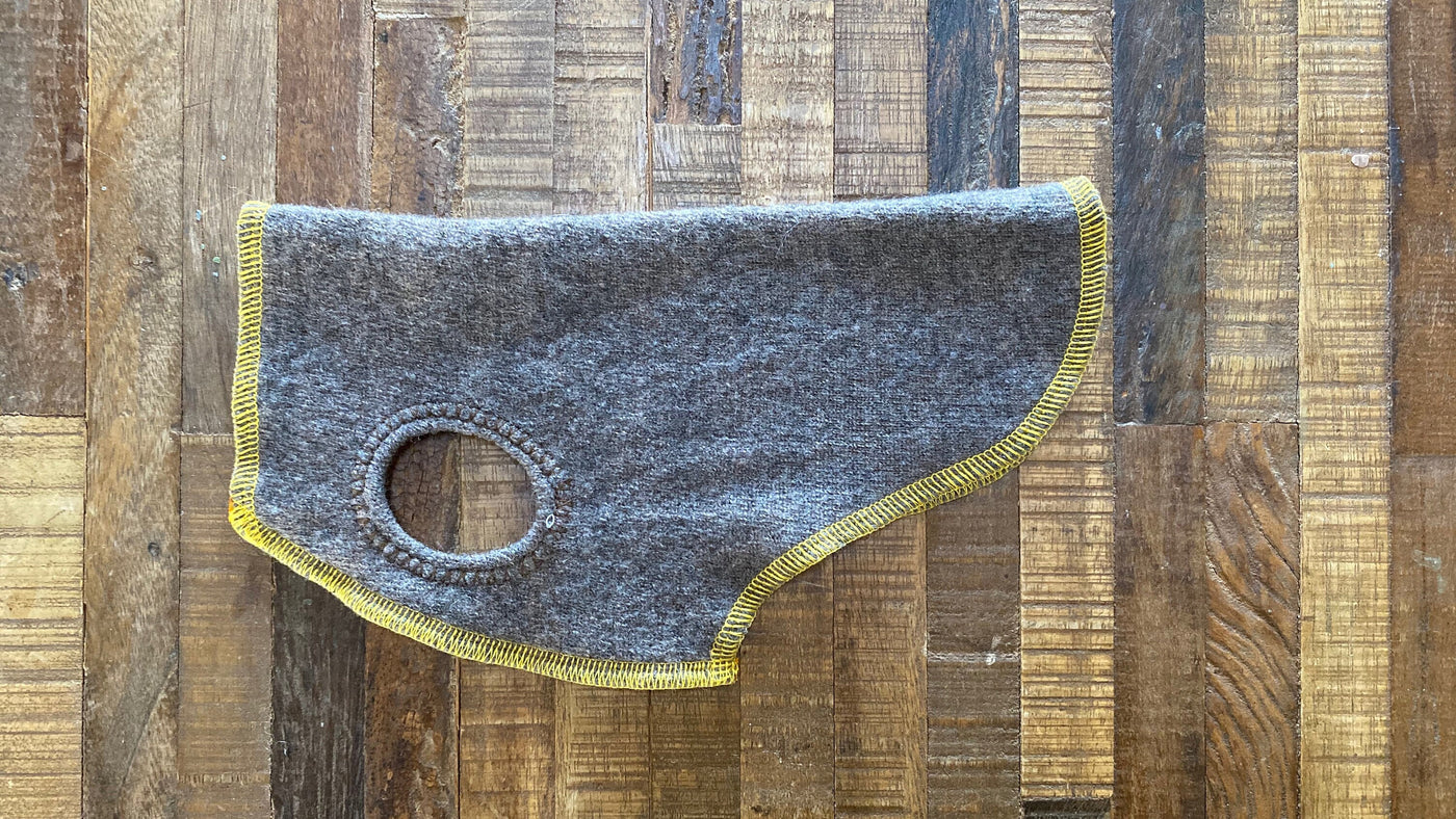 Handmade Warm Wool Dog Coat, Little Dog Shirt,  FITS 1-3 Pounds, Canine Cardigans