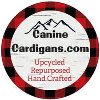 Warm Handmade BULLDOG Sweater, Canine Cardigans, FITS 25-30 Pounds Repurposed Dog Clothes