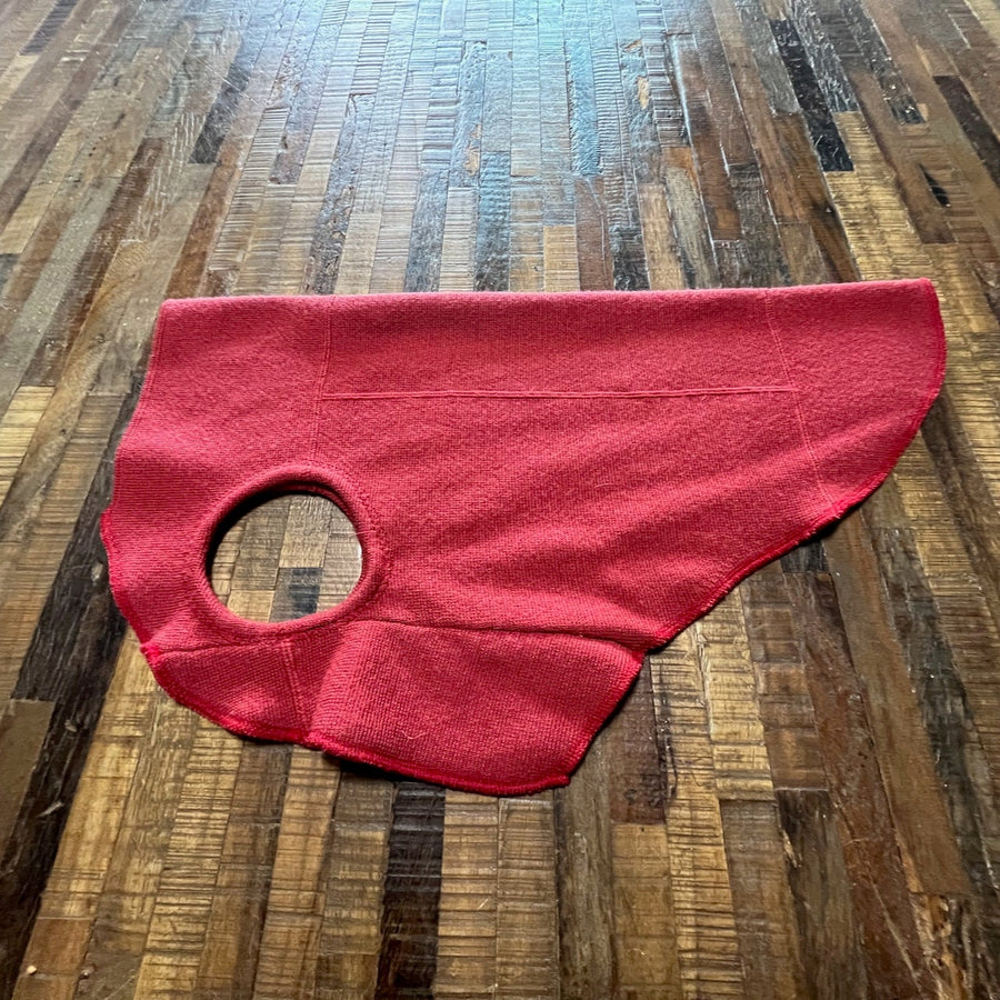 Hand Made Upcycled Dog Sweater,  Fitted Dog Coat, Dog Jacket,  FITS 25 - 40 Pounds
