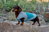 Hand Made Warm Dog Sweater for Little Dog - Fits 4-6 Pounds LONG - Canine Cardigans