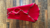 FITS 2-5 Pounds - Tiny Puppy RED Cashmere  Dog Coat - Little Dog Shirt - Canine Cardigans