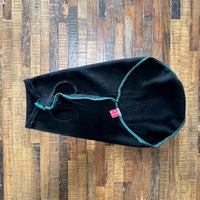 Black Cashmere Dog Sweater - Warm Dog Coat  - FITS 12-18 Pounds LONG - Canine Cardigans