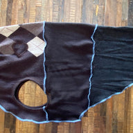 FITS 80-100 Pound Dog - Hand Made BROWN Merino Wool Great Dane Shirt -  - Big Dog Sweater - Canine Cardigans