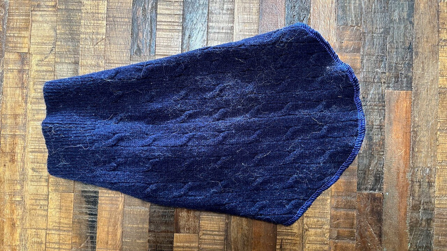Hand Made Small Wool Dog Shirt - Little Dog Sweater - FITS 4-6 Pounds - Canine Cardigans