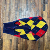 Warm Handmade Wool Dog Sweater, Canine Cardigans, FITS 15 - 25 Pounds LONG Repurposed Dog Clothes