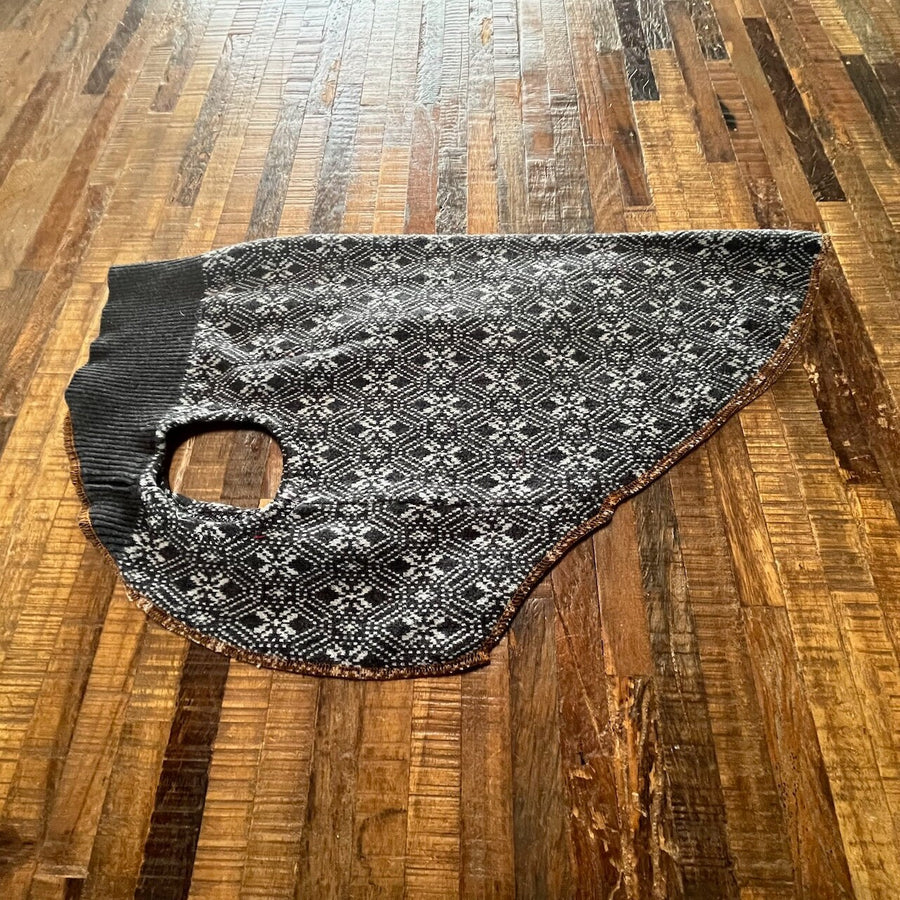 Cotton Vegan Repurposed Handmade Dog Shirt -  FITS 25 - 40 Pounds - Canine Cardigans