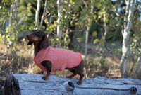 Handmade Terrier Dog Sweater - Soft Dog Coat - FITS 6-10 Pounds Long - Canine Cardigans