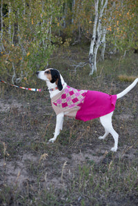 Soft Handmade  Dog Sweater - FITS 35-55 Pounds - Soft Dog Coat - Canine Cardigans